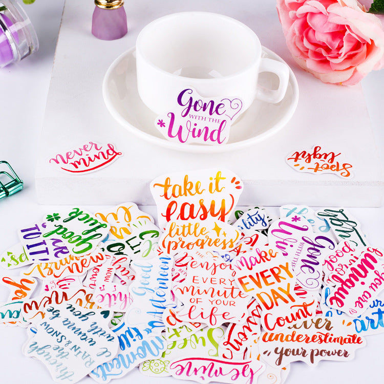 Journal Calligraphy Stickers