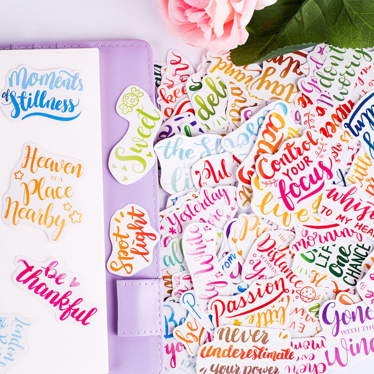 Journal Calligraphy Stickers
