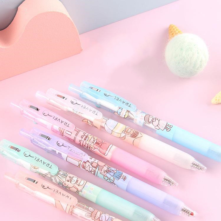 Cute Gel Pen Set Raspberry Stationery