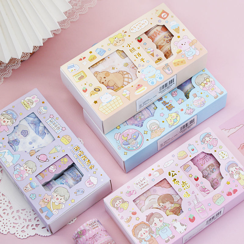 Sweet Happy Life Washi and Sticker Gift Box Set