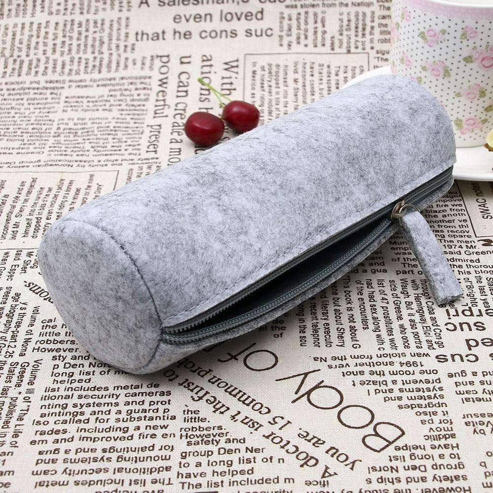 Mr. Pen- Pencil Case, Pencil Pouch, Grey, Pen Bag, Large Pencil