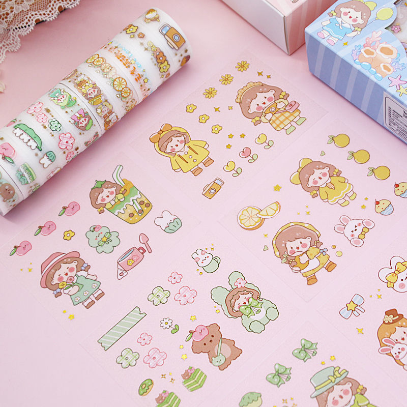 Sweet Happy Life Washi and Sticker Gift Box Set