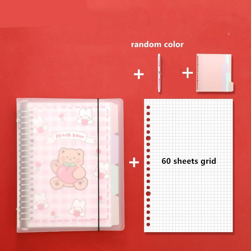 Cute Kawaii Spiral Notebook kit – Raspberry Stationery