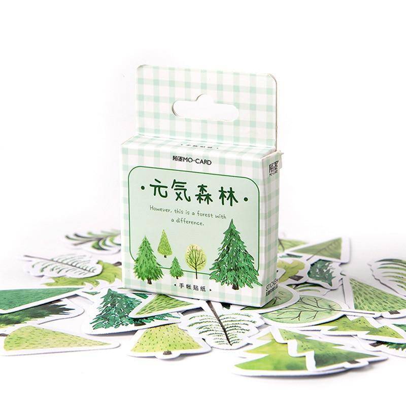 Green Forest Sticker Set