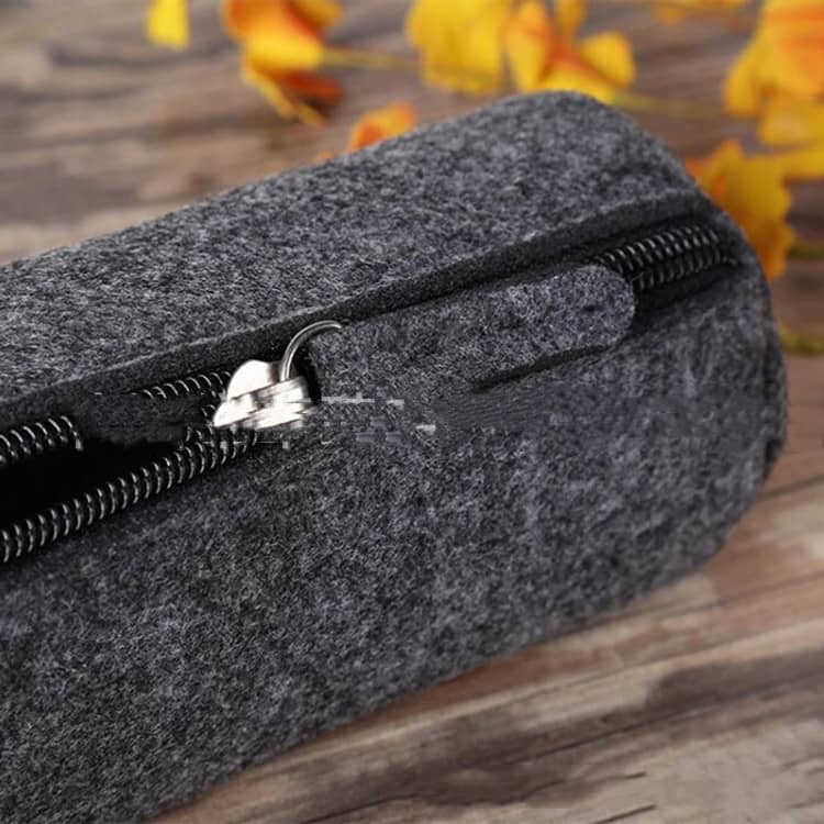 Minimal Grey Felt Pencil Cases