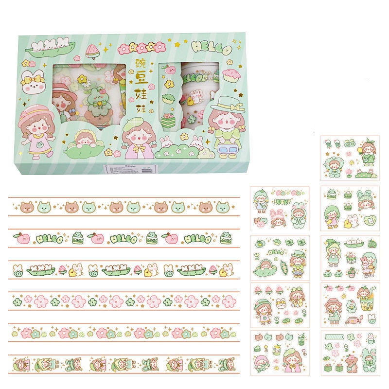 Sweet Happy Life Washi and Sticker Gift Box Set