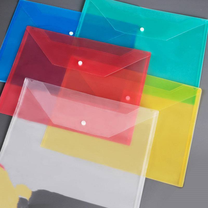 Transparent A4 File Snap Storage