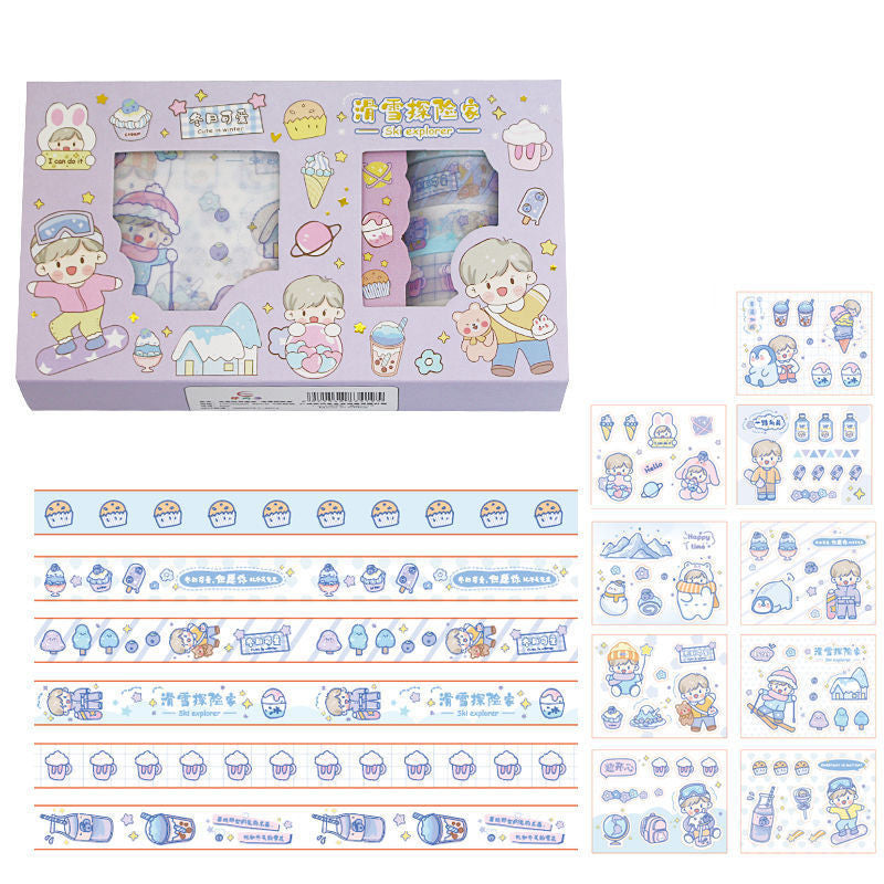 Sweet Happy Life Washi and Sticker Gift Box Set