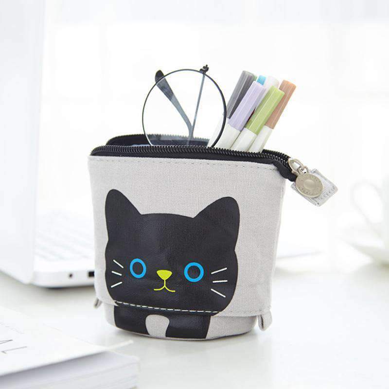 Little Animal Stand-Up Pencil Case