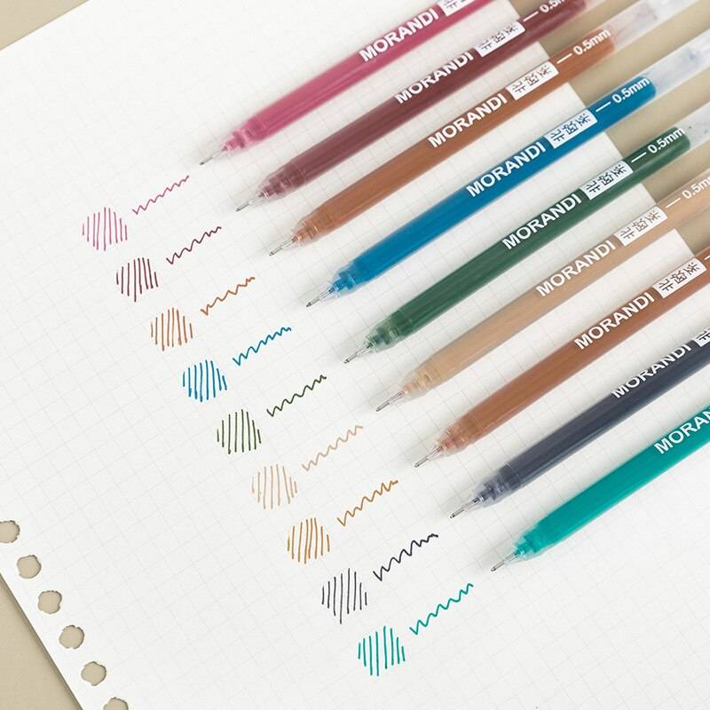 Morandi Gel Pens - Set of 9