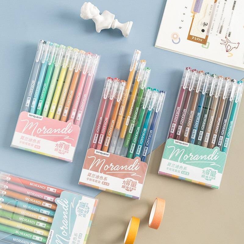 Morandi Gel Pens - Set of 9