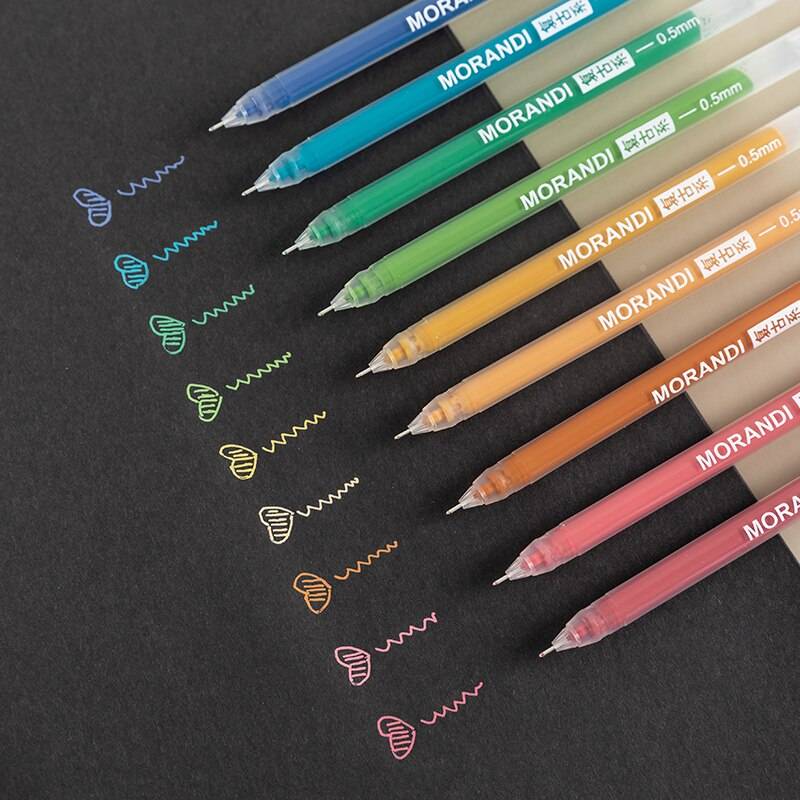 Morandi Gel Pens - Set of 9
