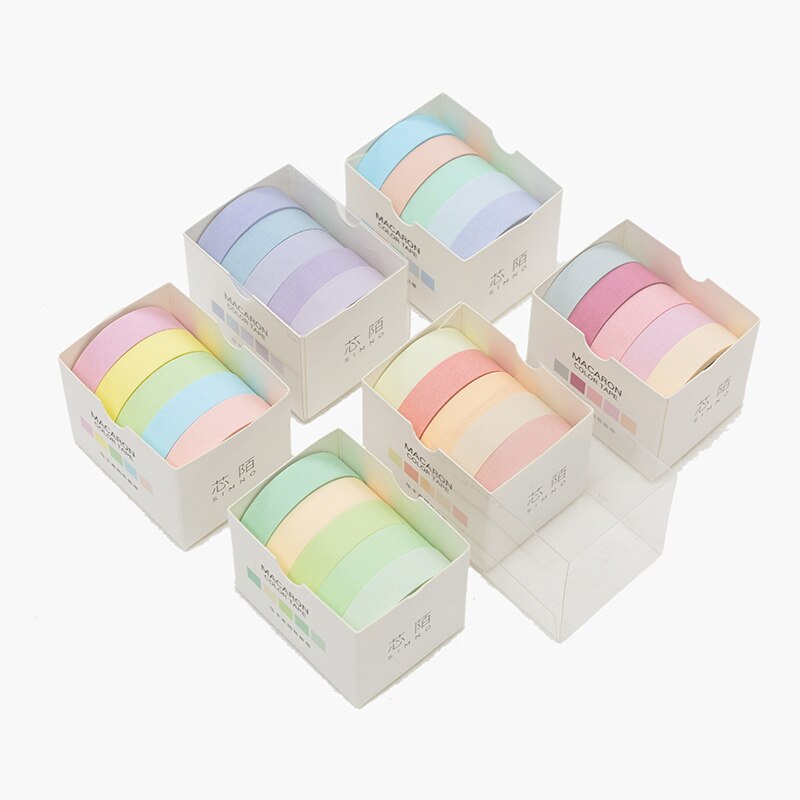 Soft Pastels Washi Tape - Set of 5