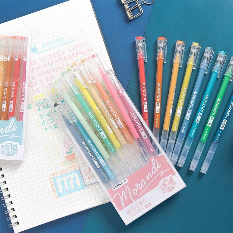 Morandi Gel Pens - Set of 9