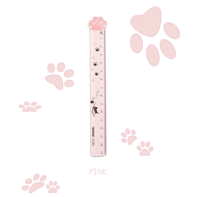 Cute Kitty Paw Ruler