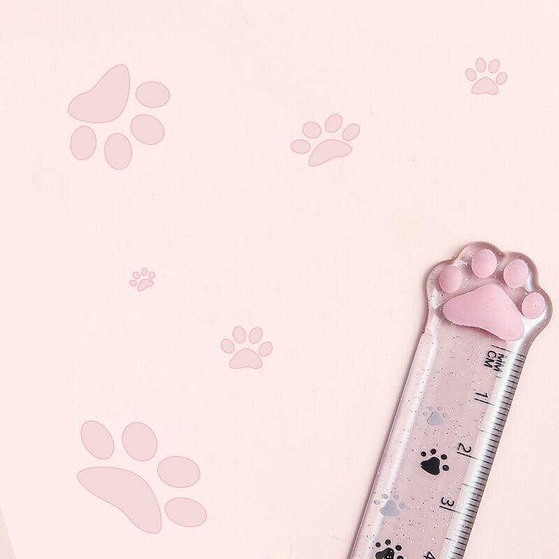 Cute Kitty Paw Ruler