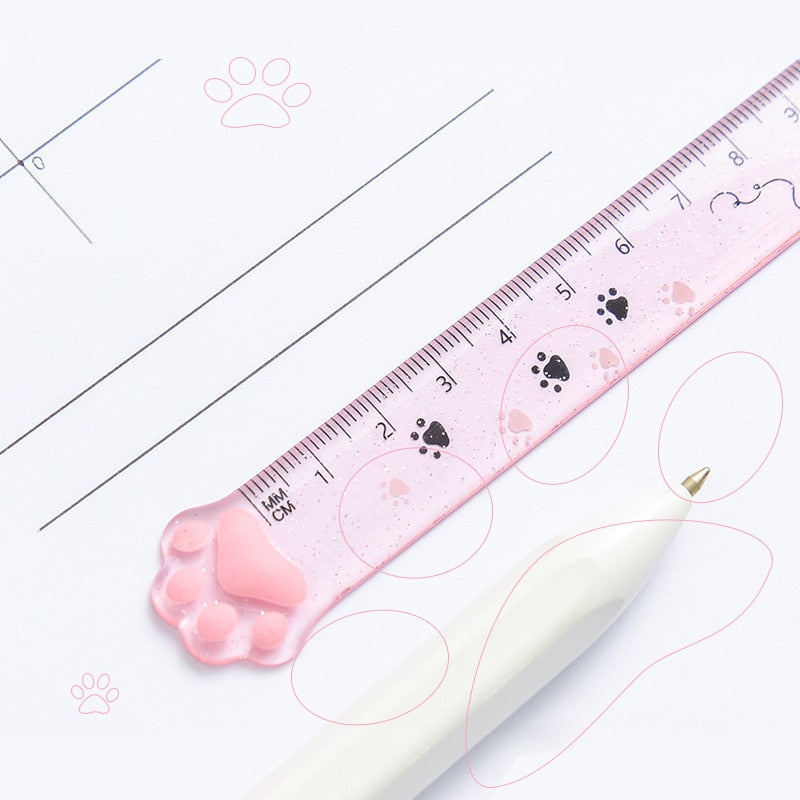 Cute Kitty Paw Ruler