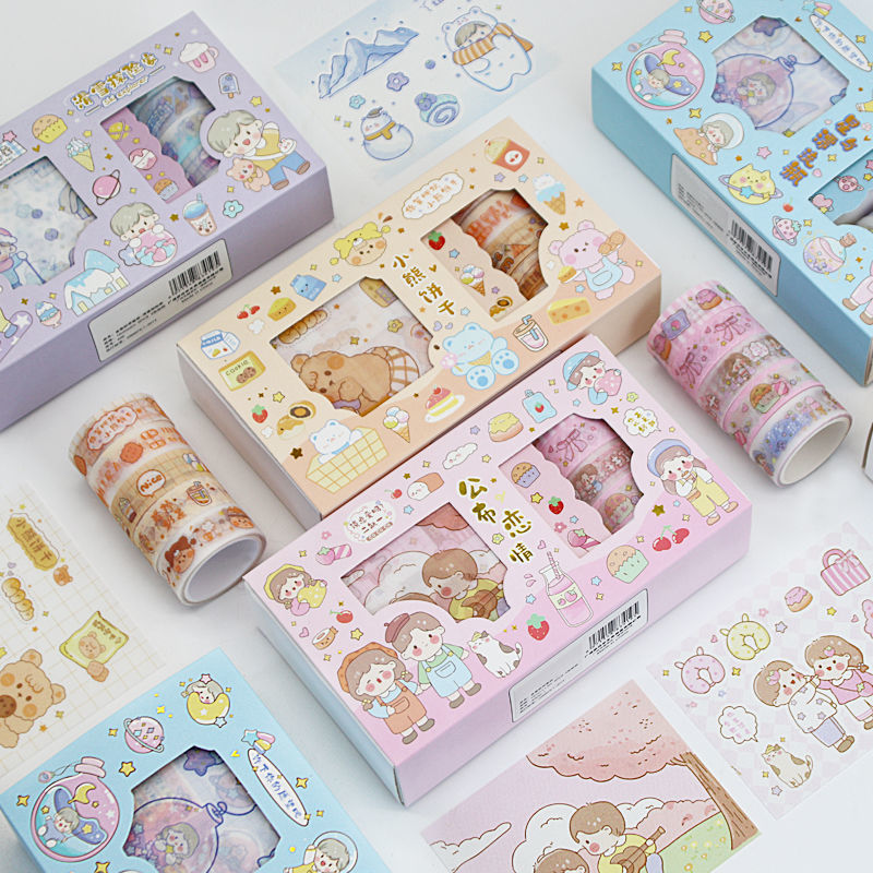 Sweet Happy Life Washi and Sticker Gift Box Set