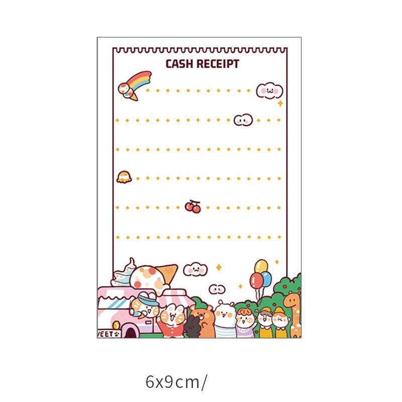 Cartoon Pet Party Memo Pads