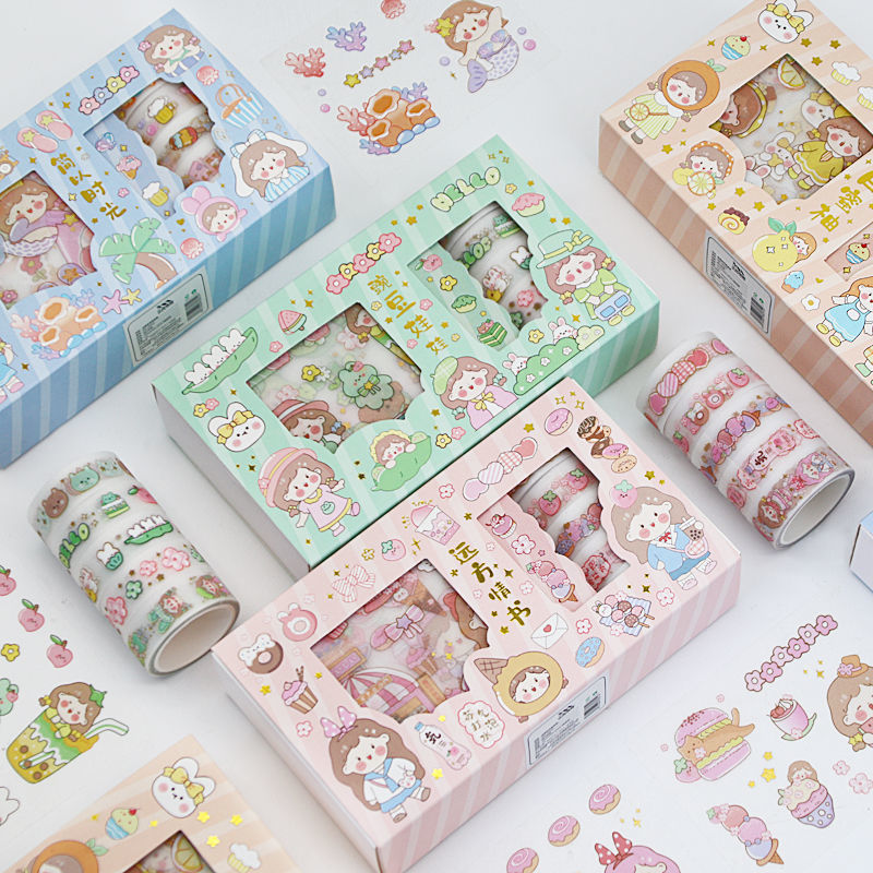 Sweet Happy Life Washi and Sticker Gift Box Set