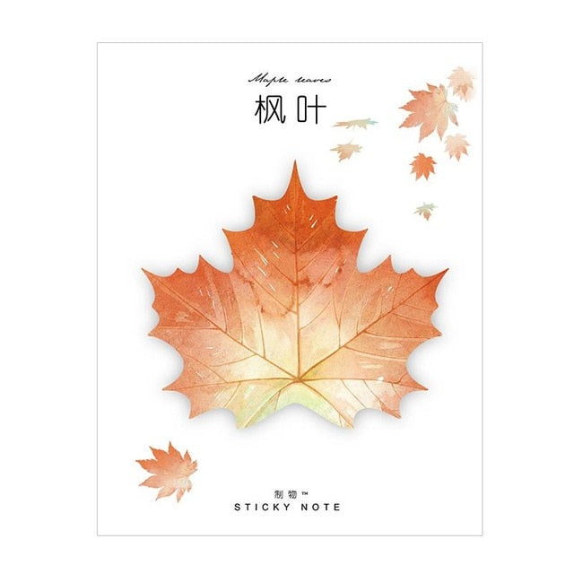 Fallen Leaves Sticky Notes