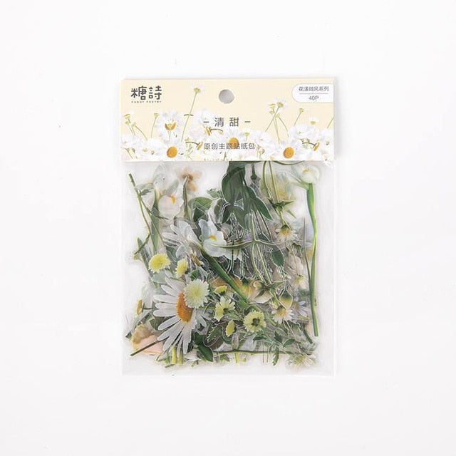 Journal Sticker Pack | Natural Daisy