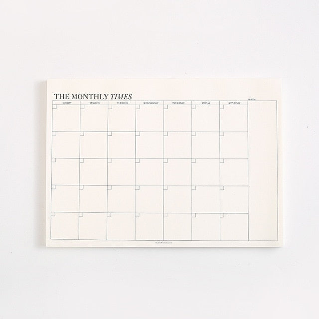 Spiral Bound Planner Raspberry Stationery