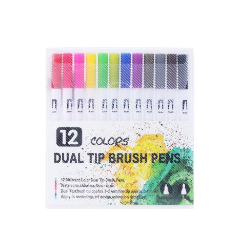 Dual Tip Brush Pen Set