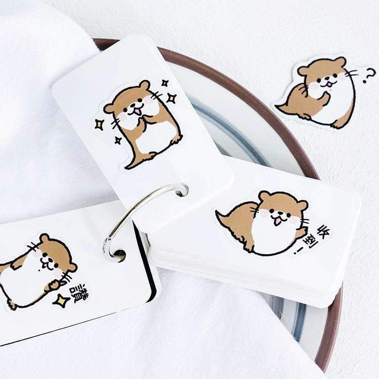 Happy Otter Sticker Set