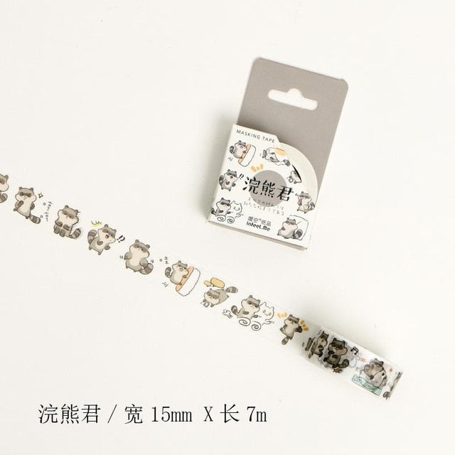 Kawaii Animals Washi Tape