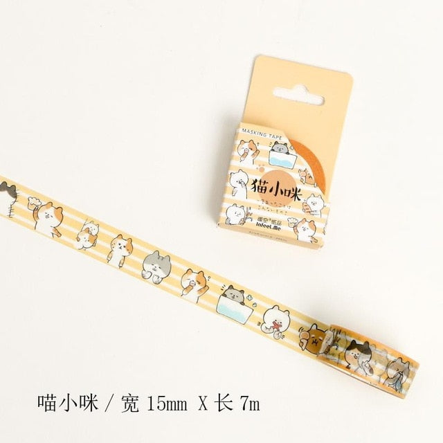 Kawaii Animals Washi Tape