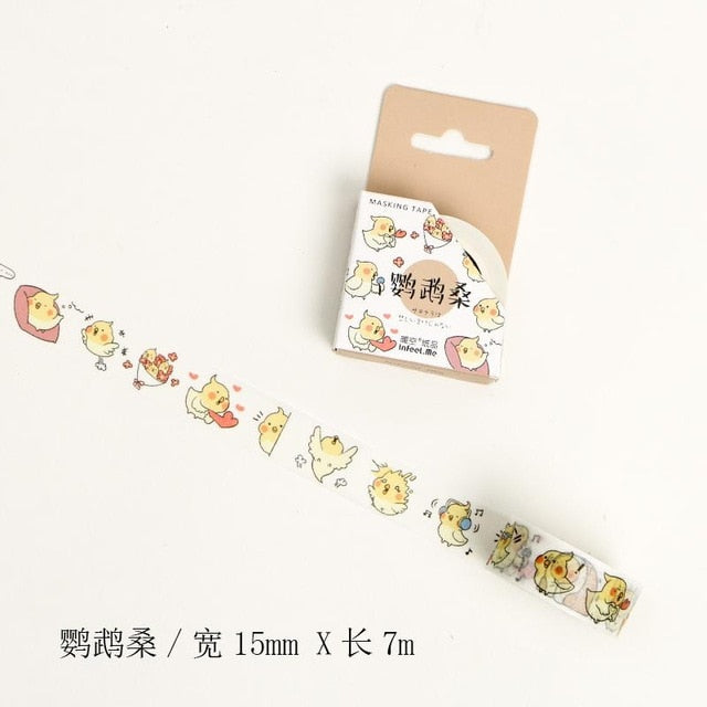 Kawaii Animals Washi Tape