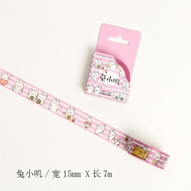 Kawaii Animals Washi Tape